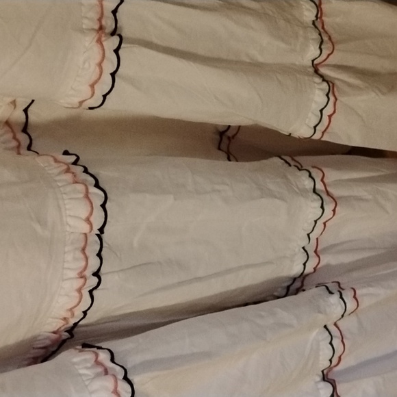 Loft L White Maxi Dress Sundress - Picture 5 of 6